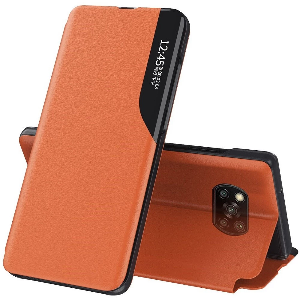 WOOZE FashionBook Na stranu procvat case Samsung Galaxy A14 4G / A14 5G žuto