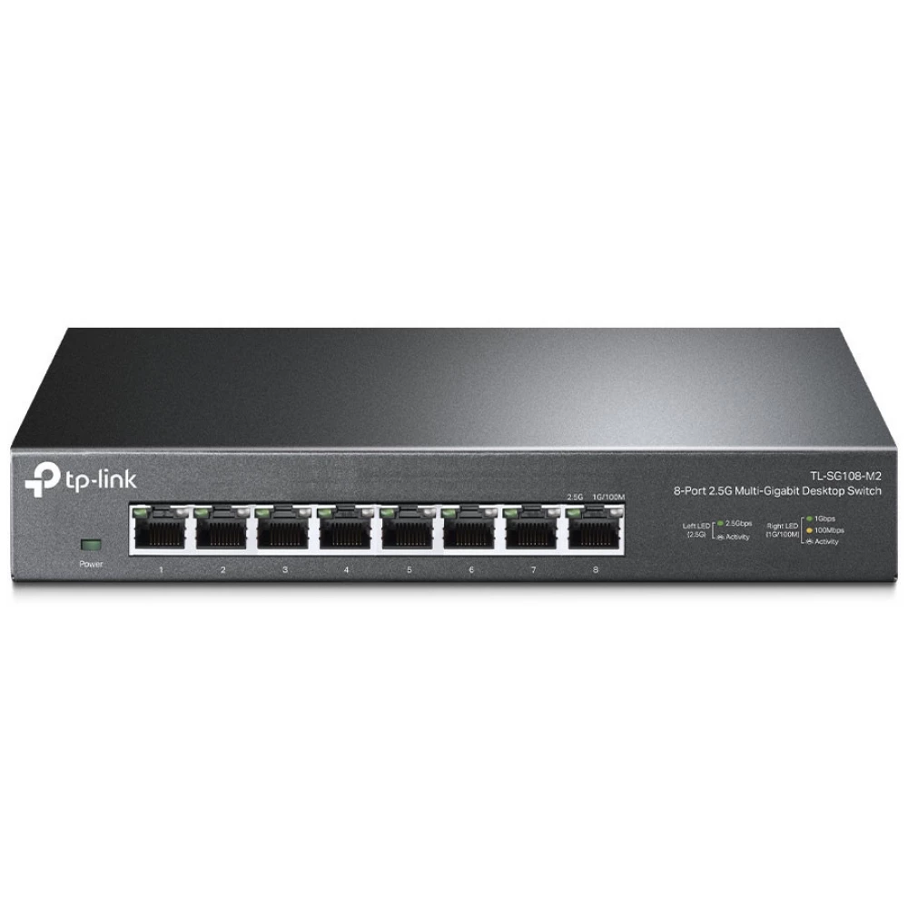 TP-LINK TL-SG108-M2 8 portos 2.5Gbps asztali switch