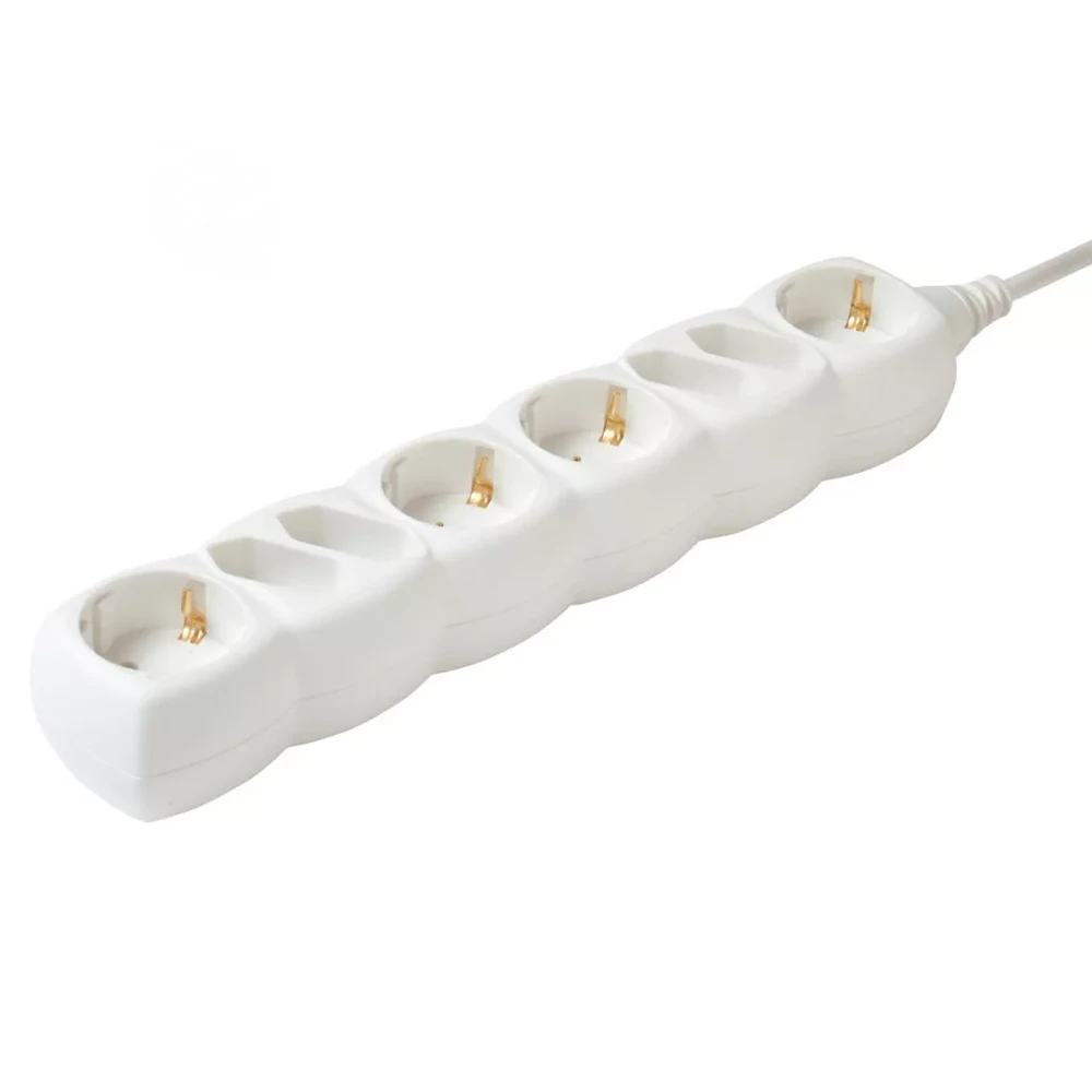 SOMOGYI ELECTRONIC NV 18-3/WH/1.5 de rețea splitter 4+4 priză 3m alb