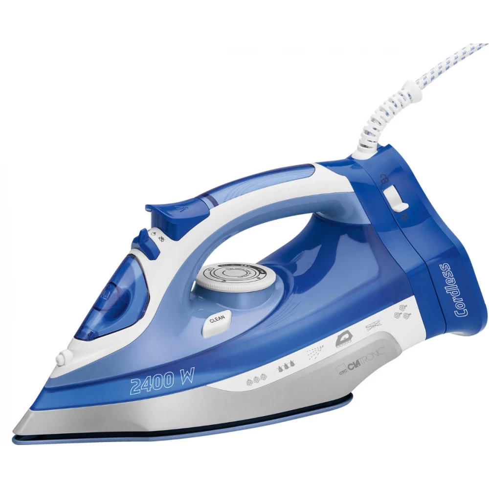 CLATRONIC DB 3706 iron steamer 2400 W 350 ml blue