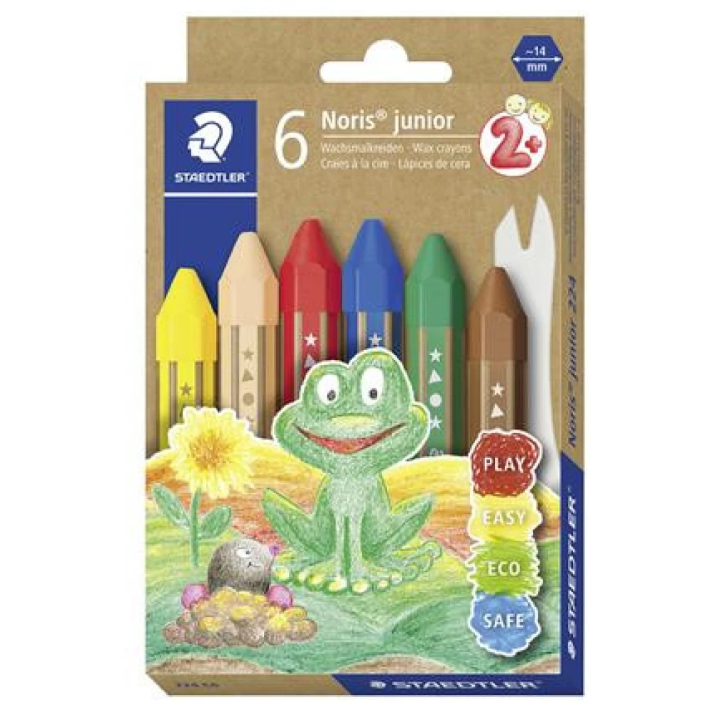 STAEDTLER Noris Junior Gros hexagonal creion colorat 6 diferit culoare