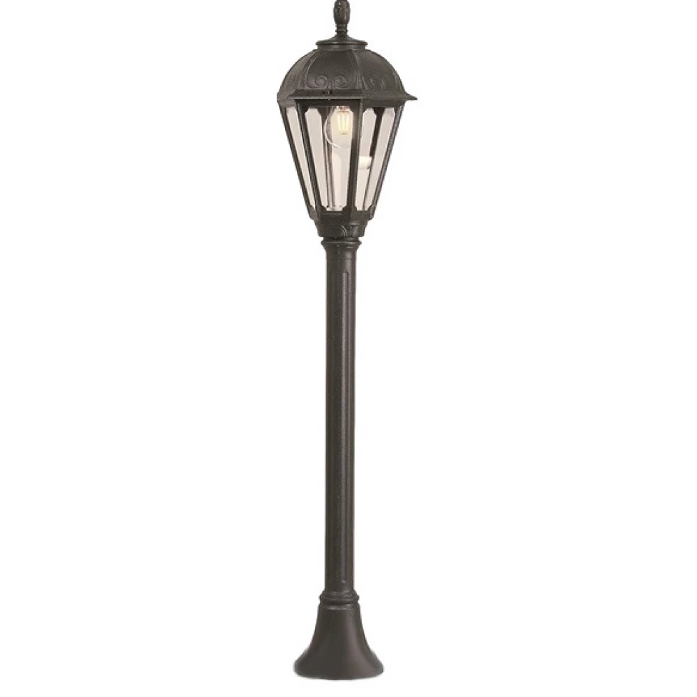 FUMAGALLI MIZAR/SALEM LED 6W 4K E27 outside standing lamp black