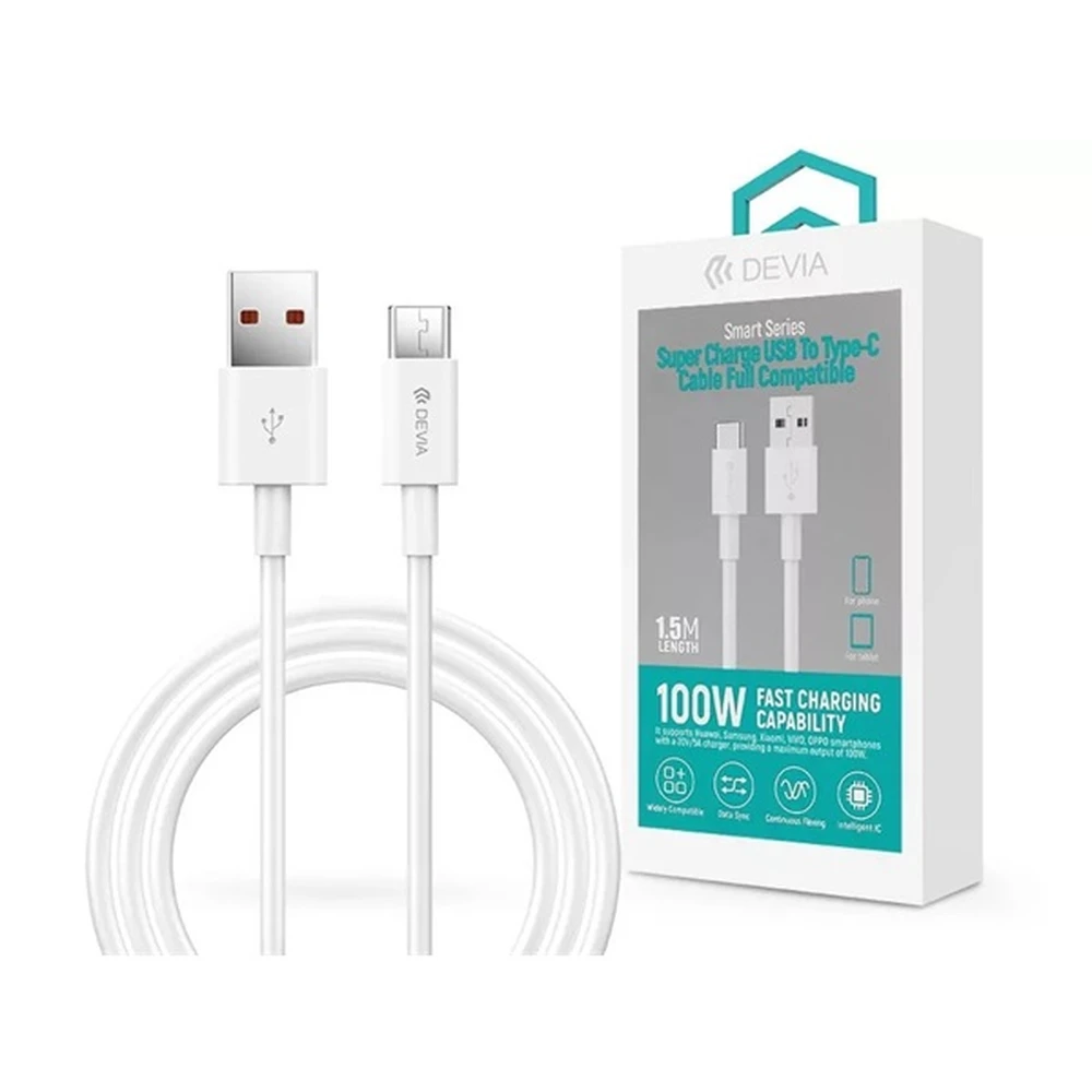 DEVIA USB 2.0 Type C Converter White 1.5m ST344602