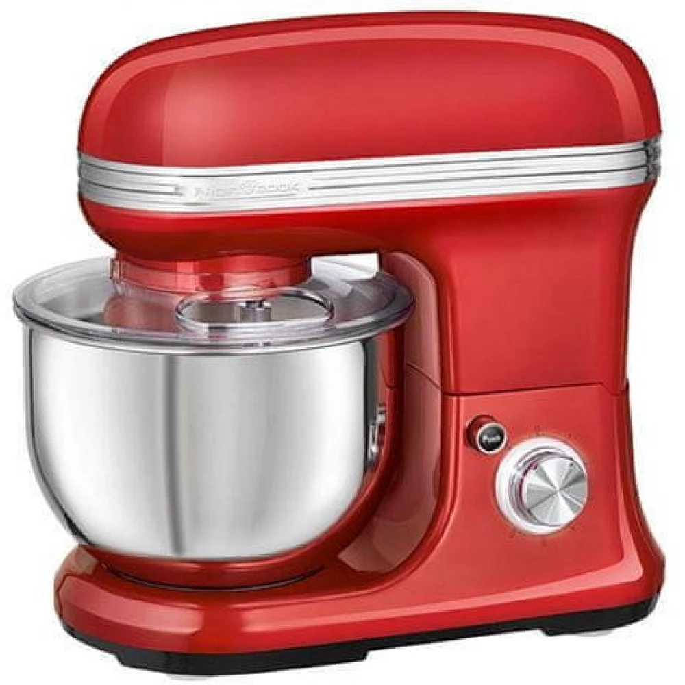 PROFICOOK 501197 PC-KM 1197 Vintage robotgép 1200 W piros / rozsdamentes acél