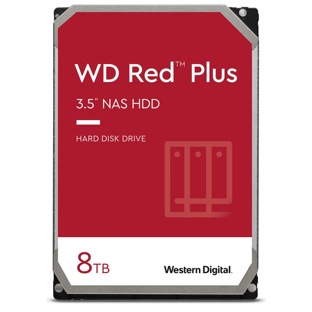 WD Red Plus 8TB 3.5" 7200rpm 256MB SATA WD80EFBX