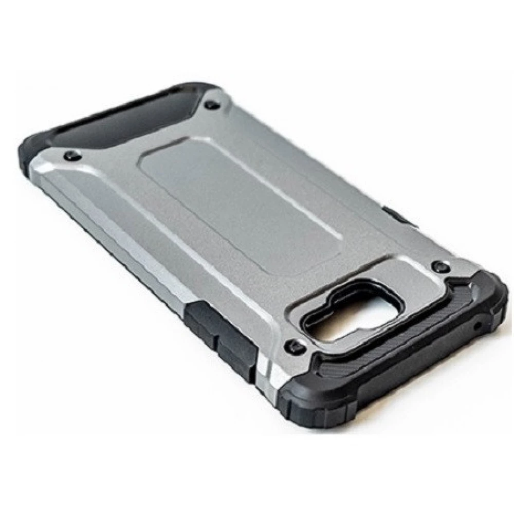 ZONE Defender fémhatású Plastik Rückblatt Samsung Galaxy S21 Plus 5G Silber