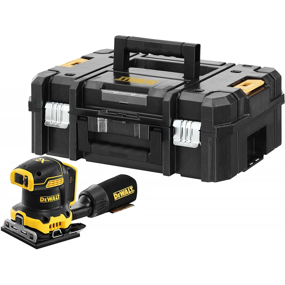 DEWALT DCW200NT-XJ Rechargeable battery manual emery 18V + T-STAK Box II suitcase - akku and charger without