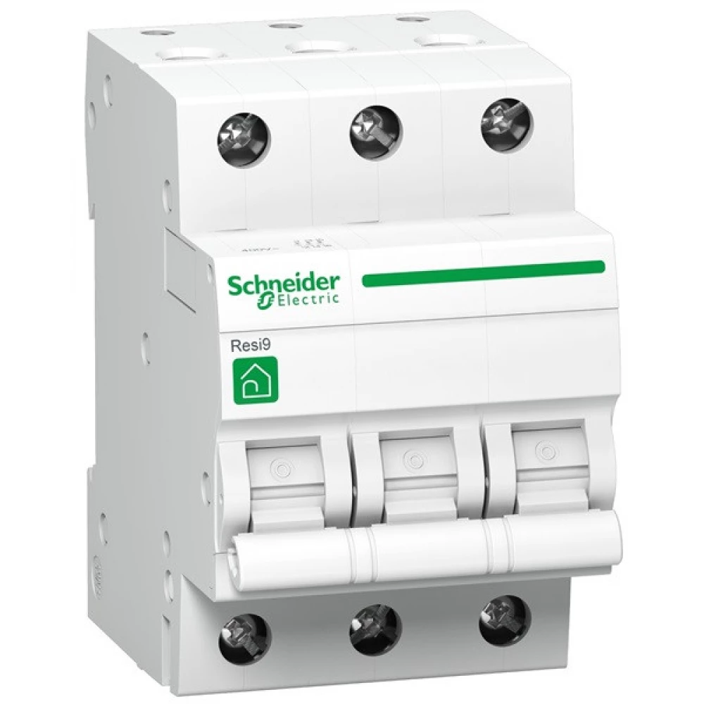 SCHNEIDER ELECTRIC RESI9 4.5kA C 20A 3 pólusú kismegszakító