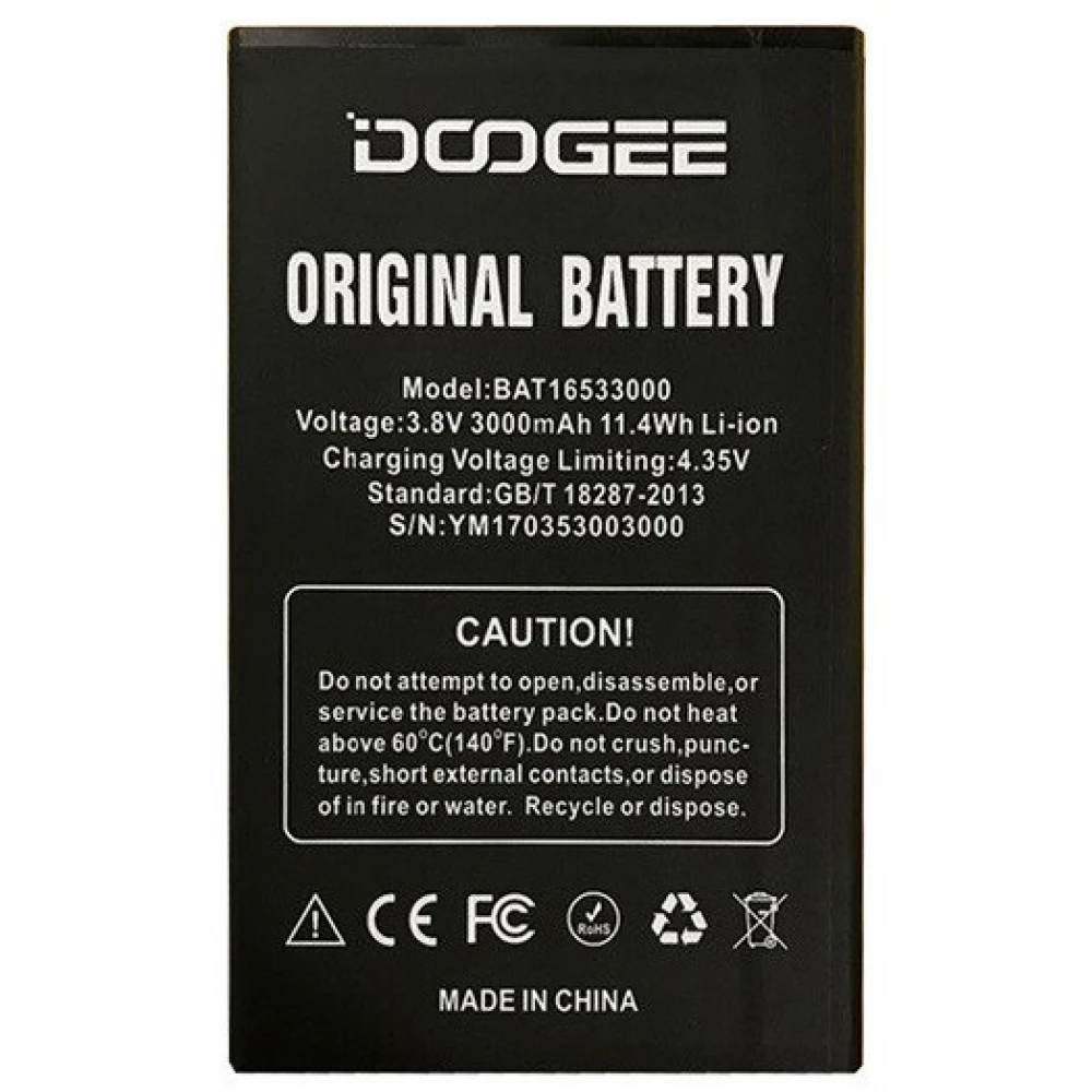 DOOGEE akku 3000mAh LI-ION Doogee X9/X9 Pro OEM