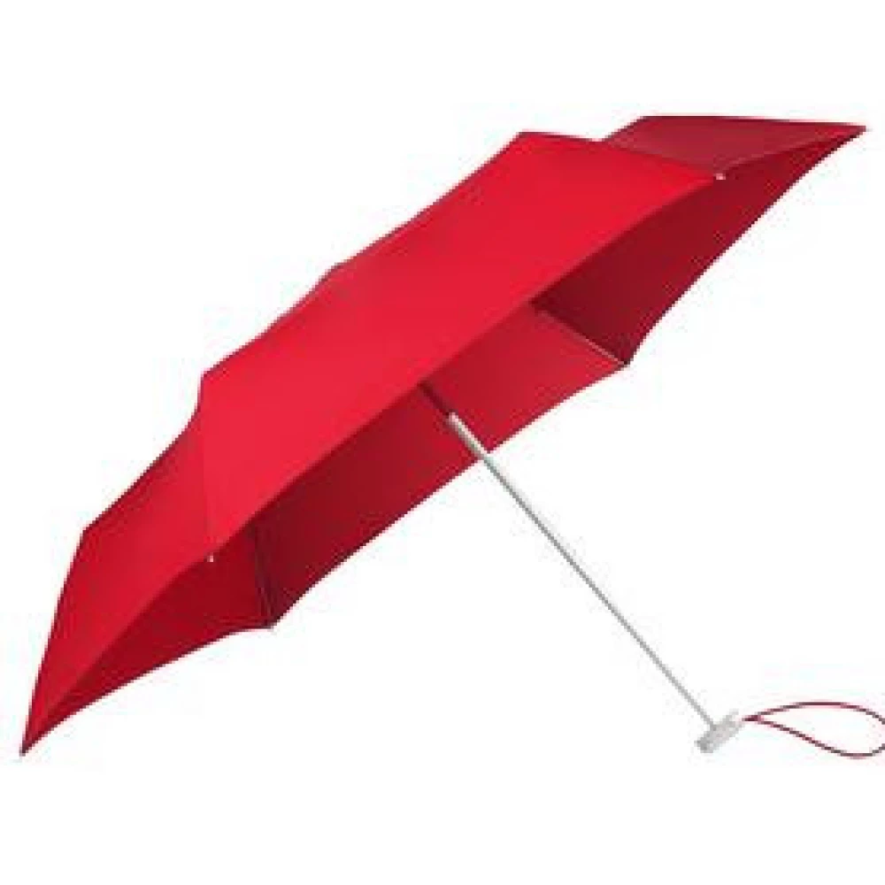 SAMSONITE Alu Drop S 3 Sect. Manual Flat Umbrelă roșu