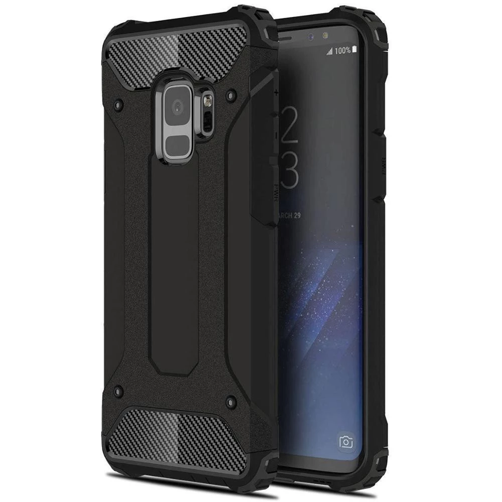 ZONE Defender fémhatású Plastik Rückblatt Xiaomi Poco M3 schwarz