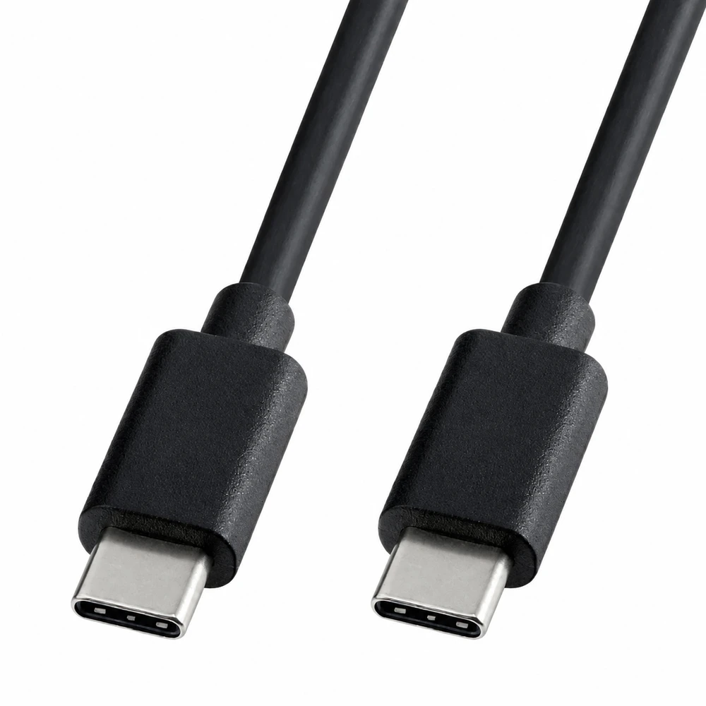 CELLECT Type-C crno data kabel 1m 3A MDCU-TYPEC-TYPEC-BK