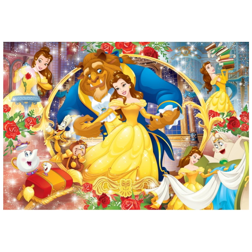 CLEMENTONI Puzzle game 104 pieces SuperColor Maxi Disney Szépség and a ...