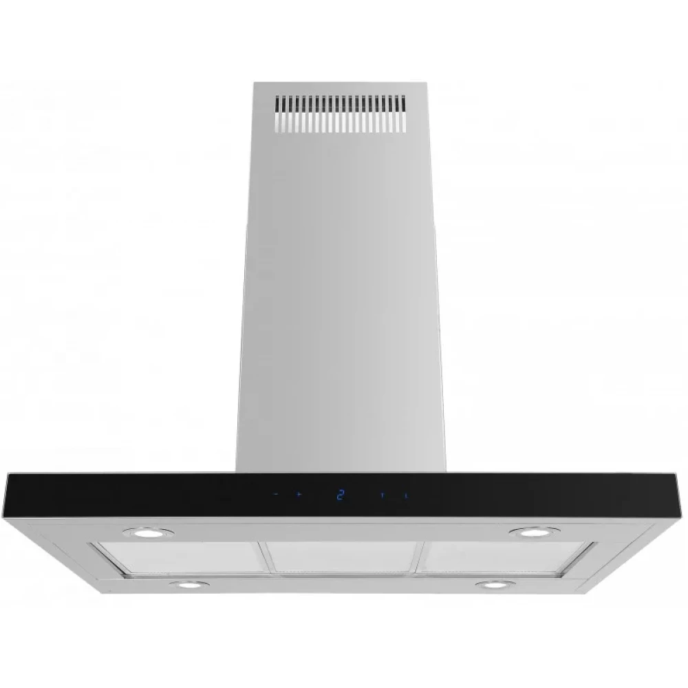 SLX SI-90XB Sziget elszívó 260 W B inox / fekete