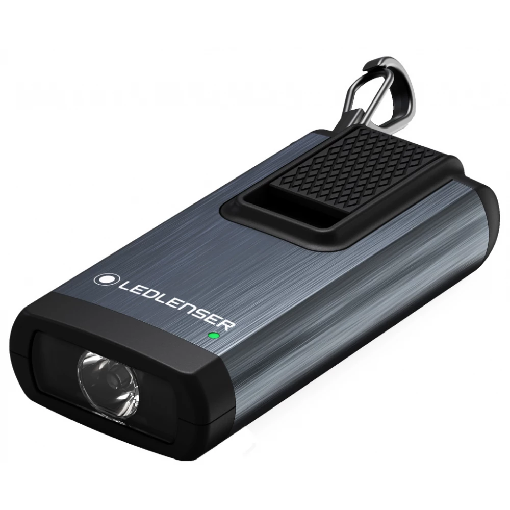 LEDLENSER K6R safety punjiva keyring sa svjetlom/alarmom Li-ion 400lm sivo