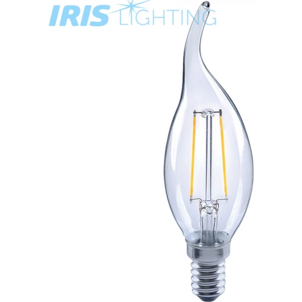 IRIS Filament Bulb Longtip FLCT35 4W/4000K/360lm aranyszínű Kerze E14