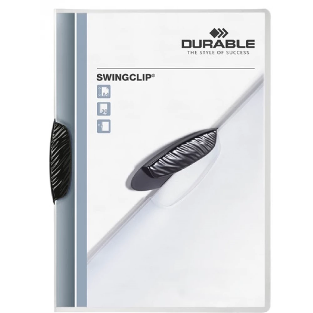 DURABLE 2260-01 self-binder klipes A4 Swingclip® 30 black 1pcs