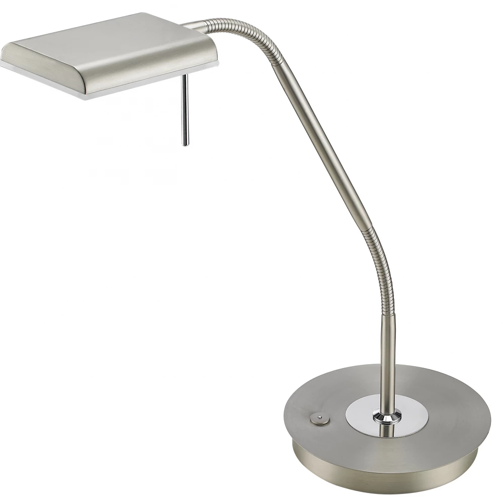 TRIO LIGHTING 520910107 Bergamo 12W 1100lm 3000K nikel stolni svjetiljke