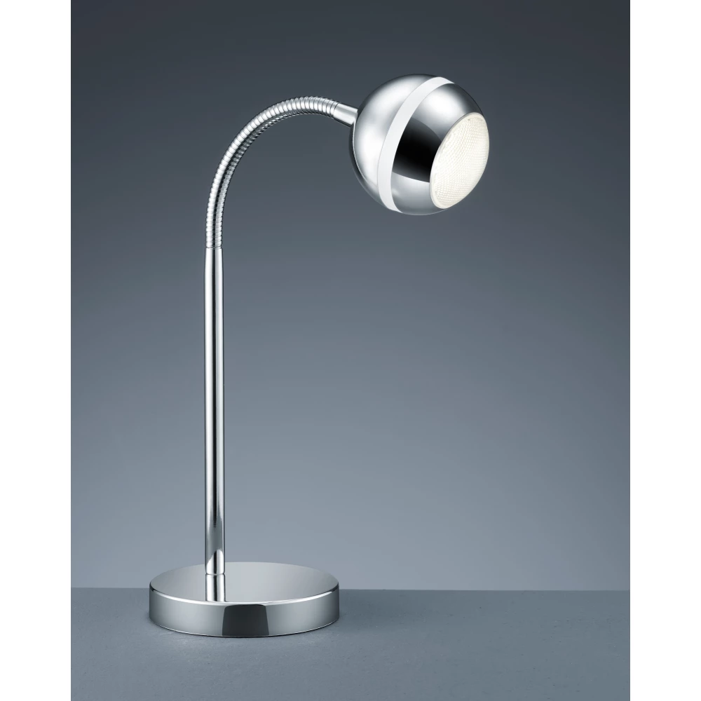 TRIO LIGHTING 528210106 Baloubet 3W 350lm 3100K chrome desktop lamp body