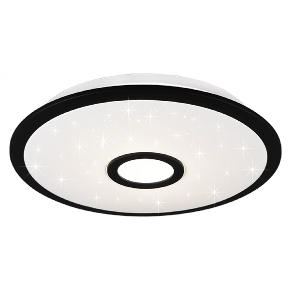 TRIO LIGHTING 679114232 Okinawa remote LED ceiling light black