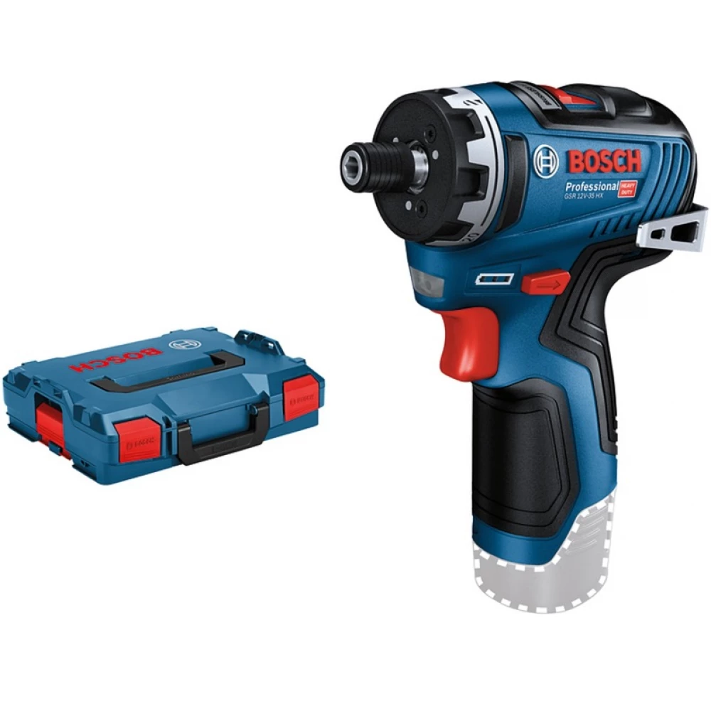 BOSCH GSR 12V-35 HX baterija fúró-csavarhúzó + L-BOXX - akku i punjač bez