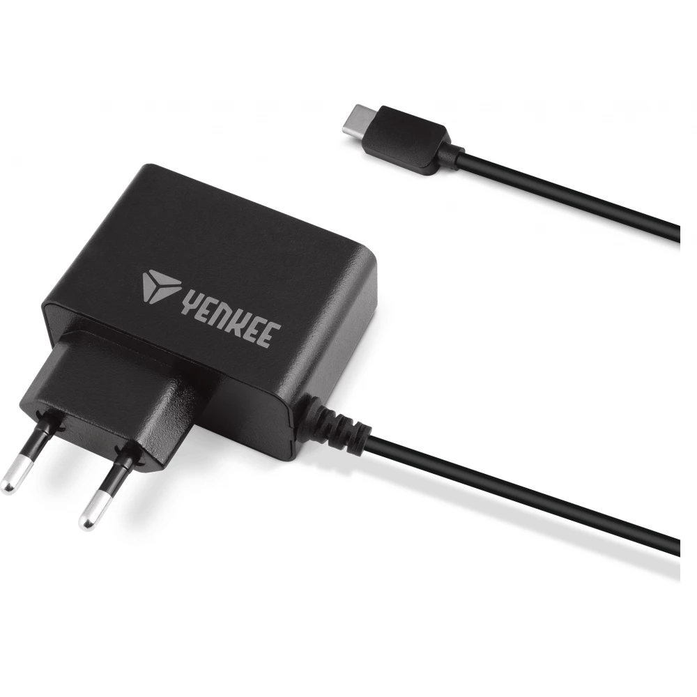 YENKEE YAC 2027BK USB-C mrežni punjač 2A 10W crno