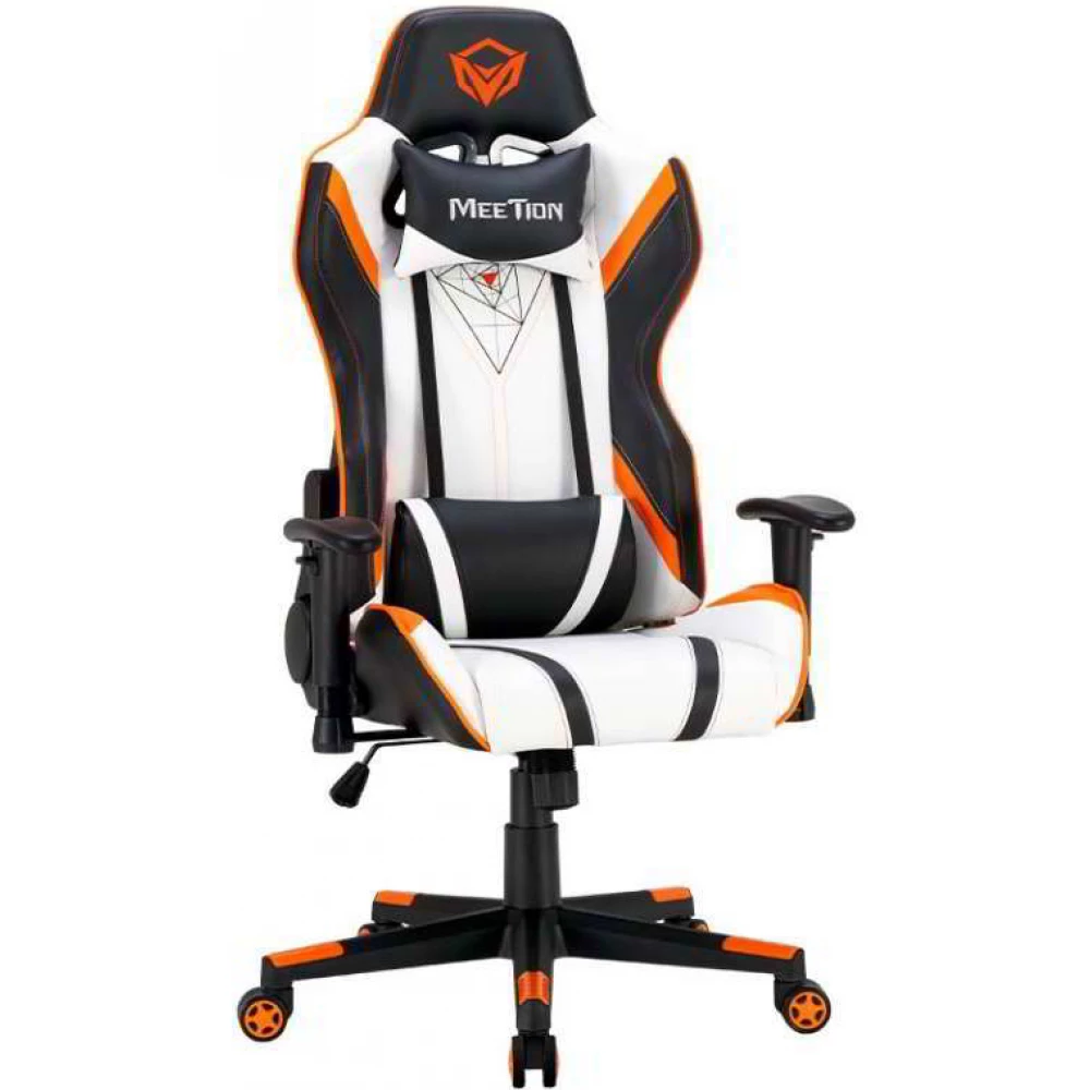 MEETION MT-CHR15 Gamer szék fehér-narancssárga
