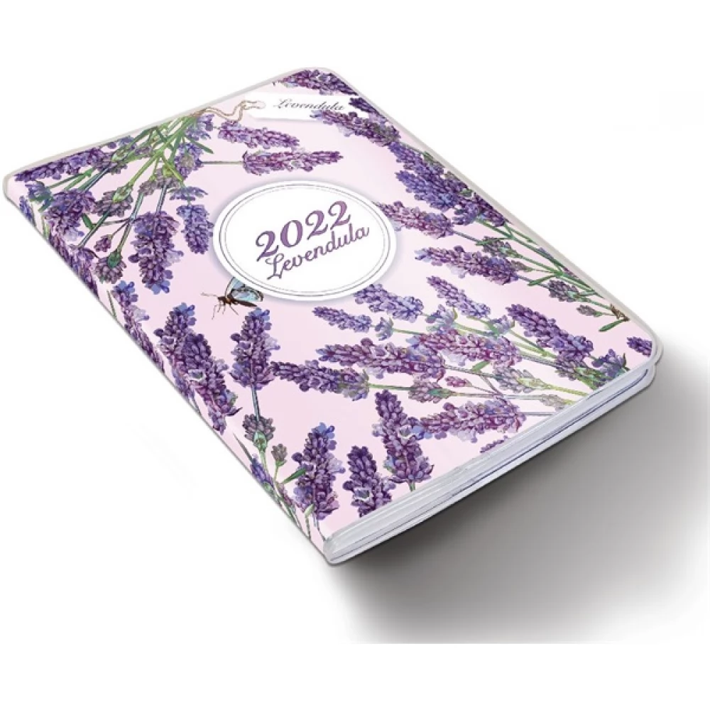 REALSYSTEM 2022-es Fiestina Light 5411-72 lavender B6 zsebnaptár