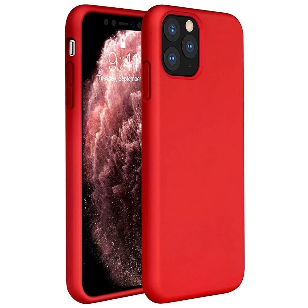 WOOZE Liquid Silica Gel silikon case Huawei P30 crvena