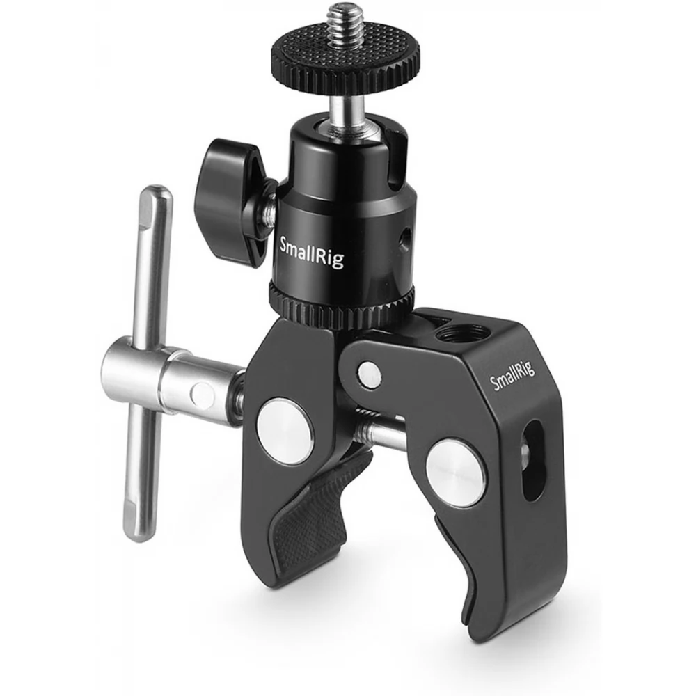 SMALLRIG Super Clamp Mount with 1/4" Screw Ball Head Mount