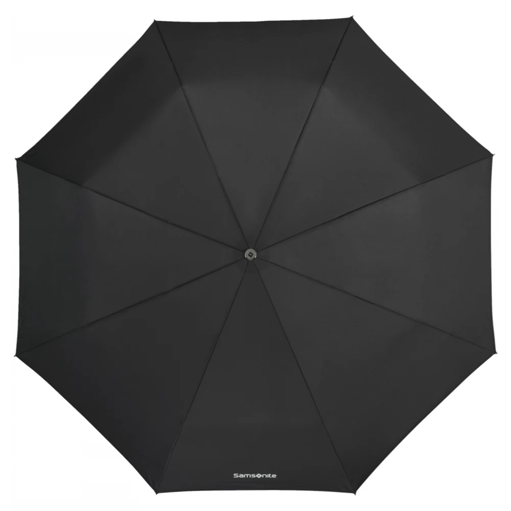 SAMSONITE WOOD CLASSIC 3 Sect. Auto O/C Short Umbrelă negru