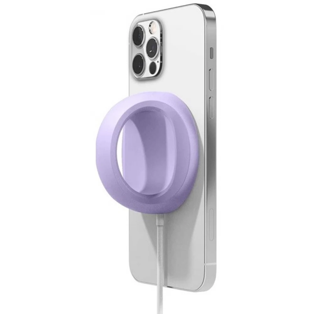 WOOZE Handrail Magsafe Silizium desktop Halter funkiós ujjtámasz lila