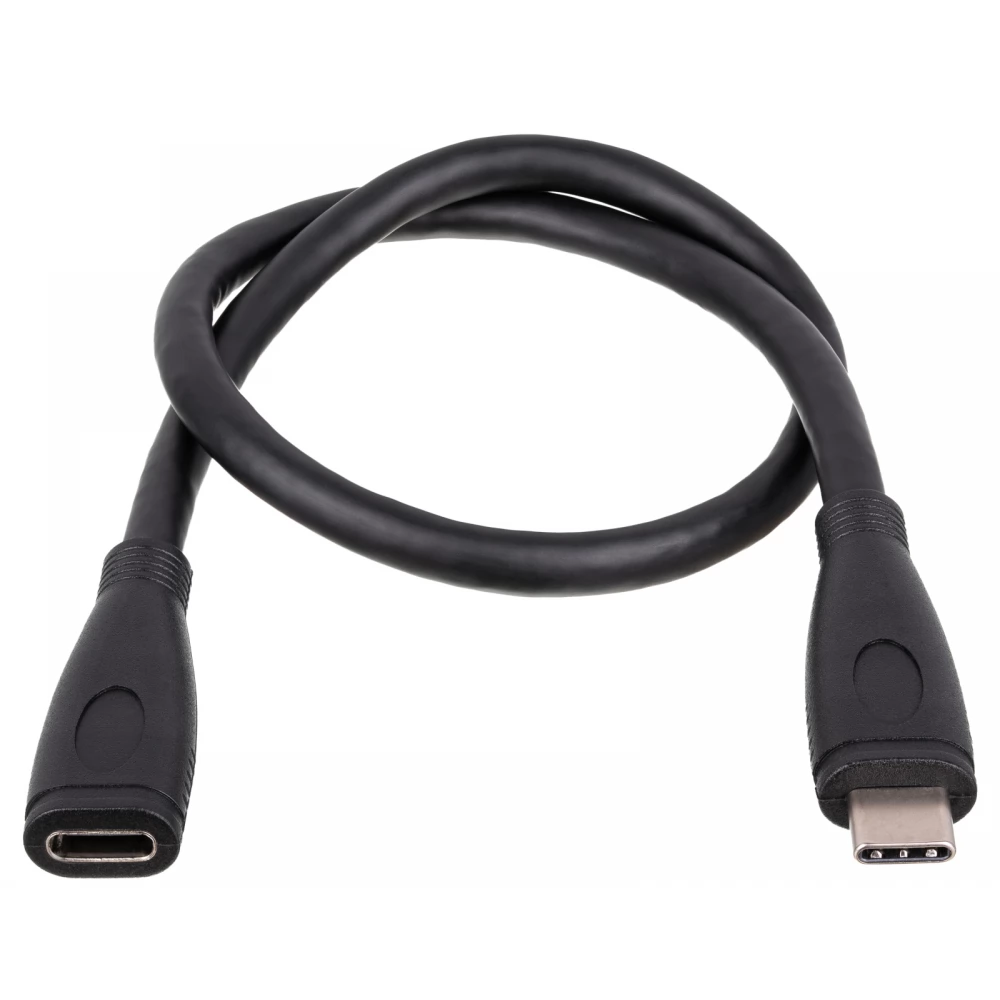 AKYGA USB 3.0 Type C Verlängerungskabel Schwarz 30cm AK-USB-32