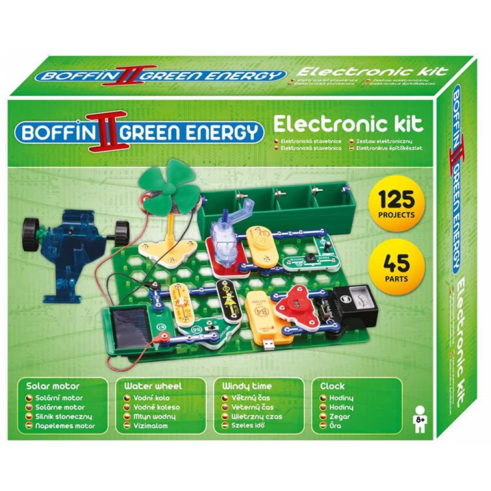 BOFFIN II GREEN ENERGY elektronikai építőkészlet