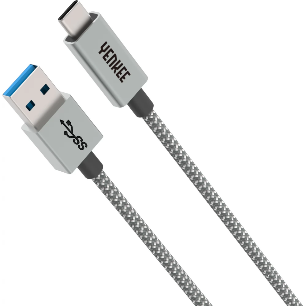 YENKEE USB 3.0 USB 3.0 Type C transformator Siva 1m YCU 311 GY