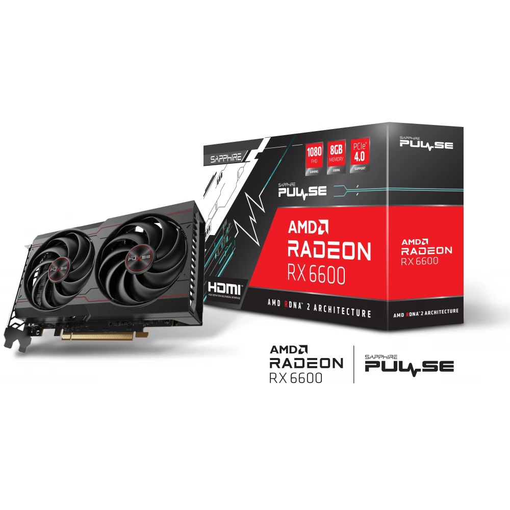 SAPPHIRE PULSE Radeon RX 6600 8GB GDDR6