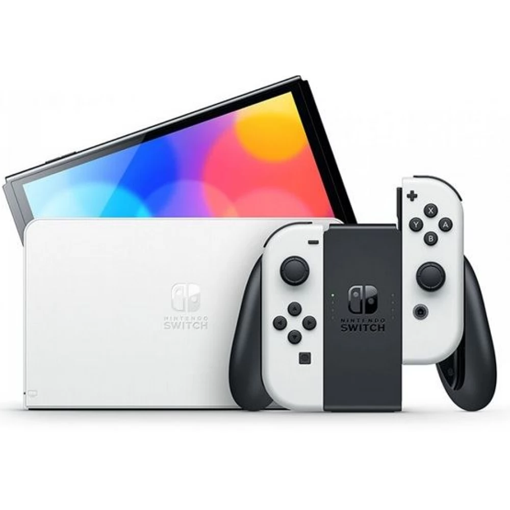 NINTENDO Switch (OLED modell) white-black - iPoncomp.com