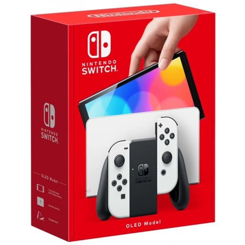 Nintendo Switch ホワイト NINTENDO Switch (OLED modell) white-black - iPoncomp.com