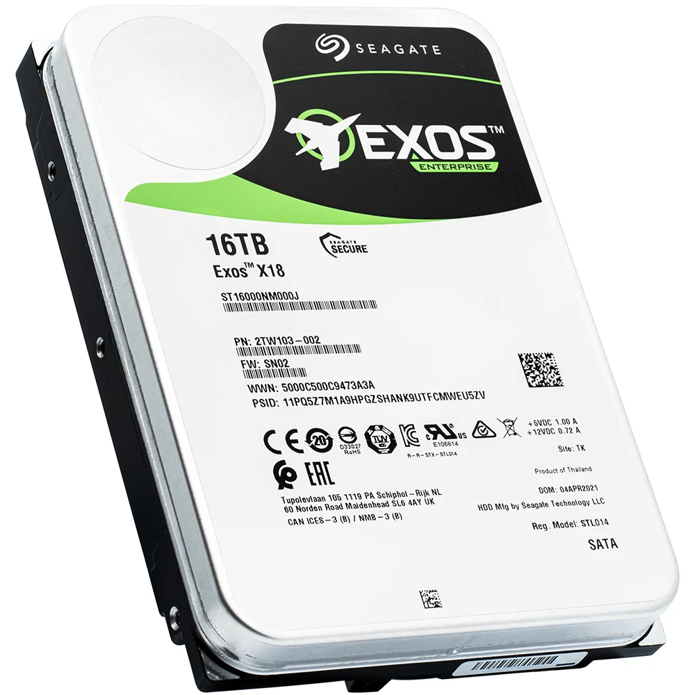 Seagate Exos 16TB HDD 2台セット Seagate、世界最大容量となる16TBの3.5インチHDD 3モデル - PC Watch