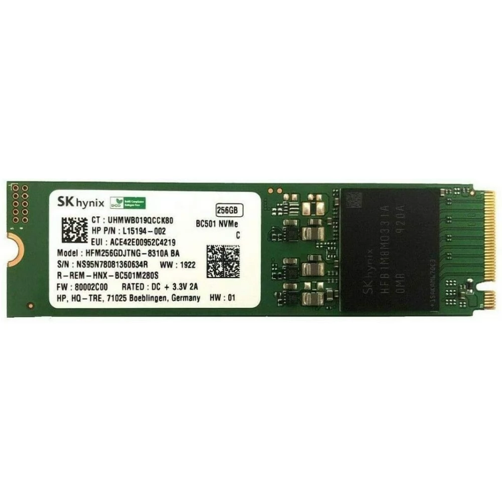SK Hynix 256gb NVMe M.2 SSD HFM256GDJTNG-8310A - iPoncomp.com