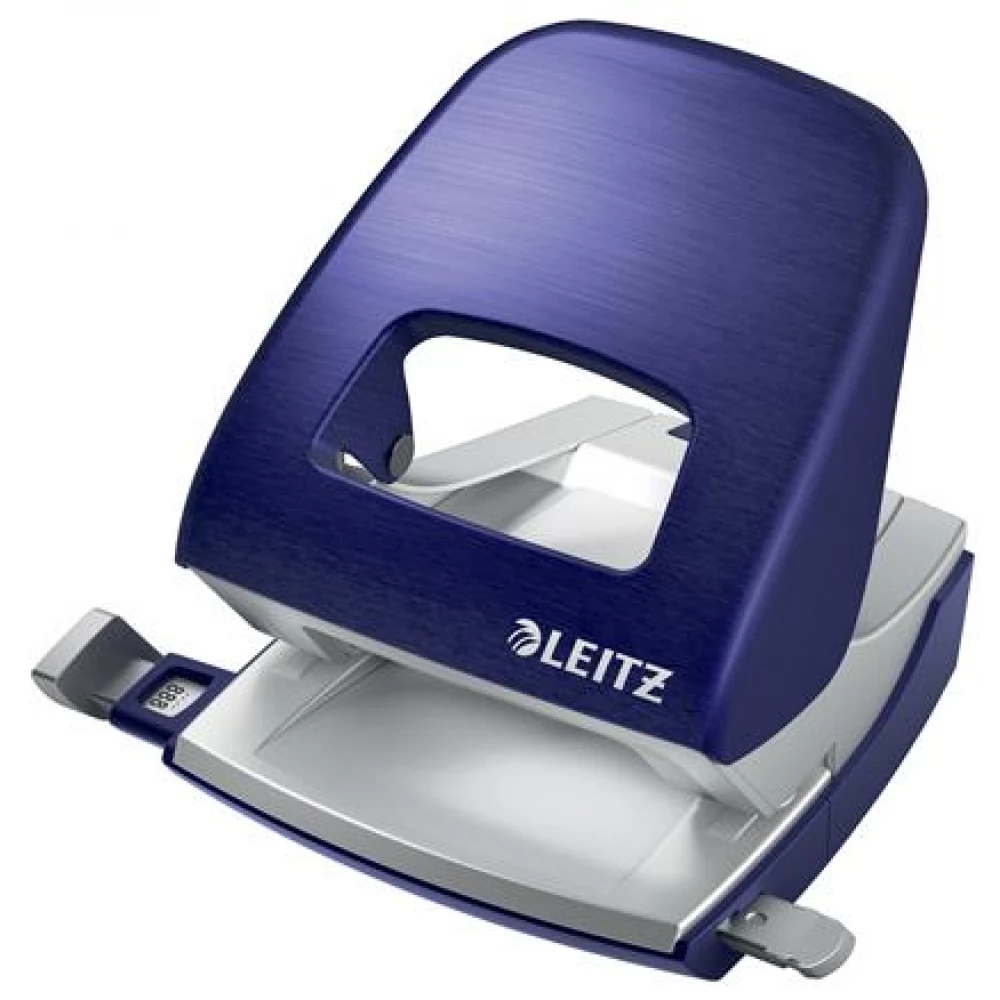 LEITZ Lyukasztó kétlyukú 30 lap fém Nexxt Style titánkék