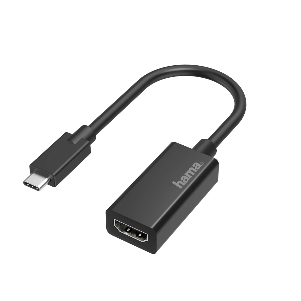HAMA USB 2.0 Type C HDMI transformator Crno 10cm 200315