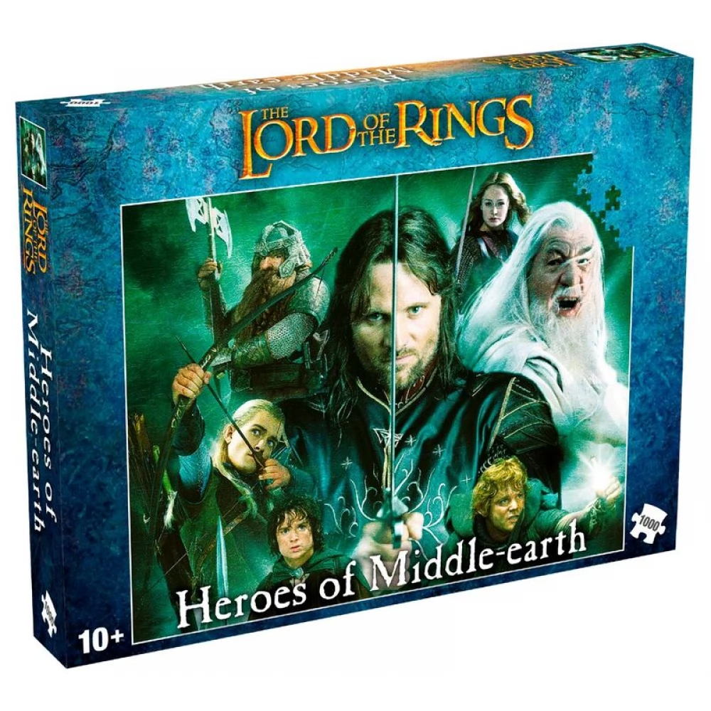 PALADONE Puzzle game 1000 pieces The Lord of the Rings Heroes of Middle Earth