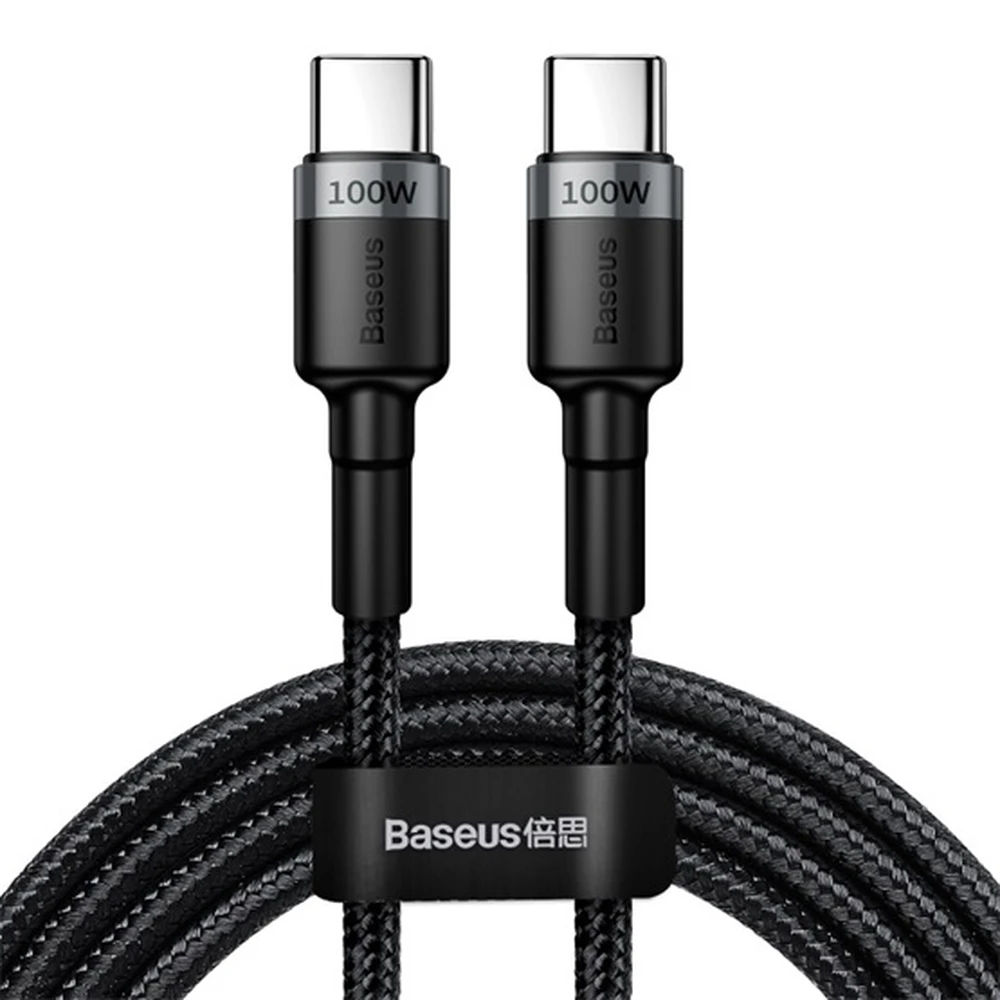 BASEUS USB 2.0 Type C Összekötő Fekete 2m CATKLF-ALG1