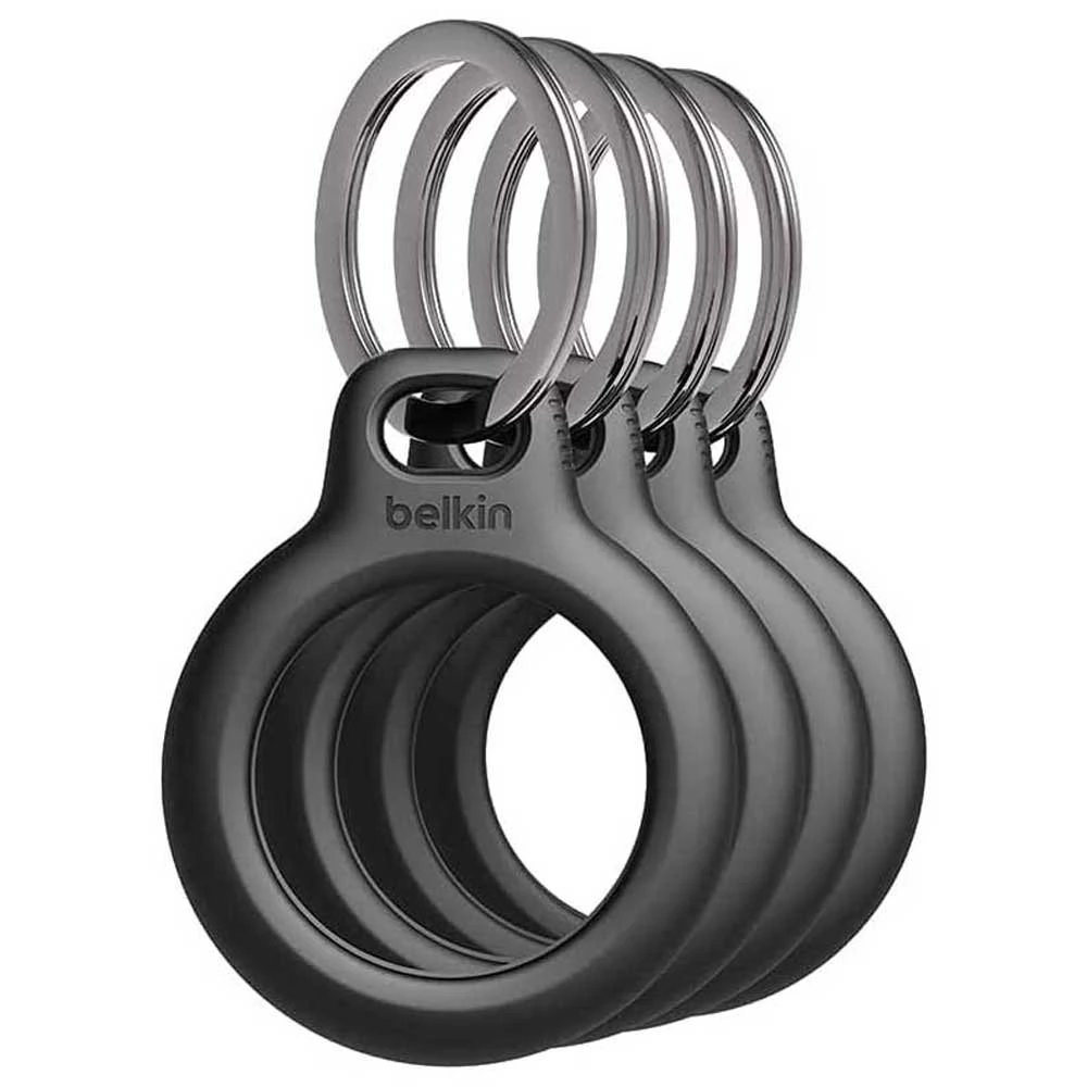 BELKIN Biztonsági kulcstartó AirTaghoz 4db fekete