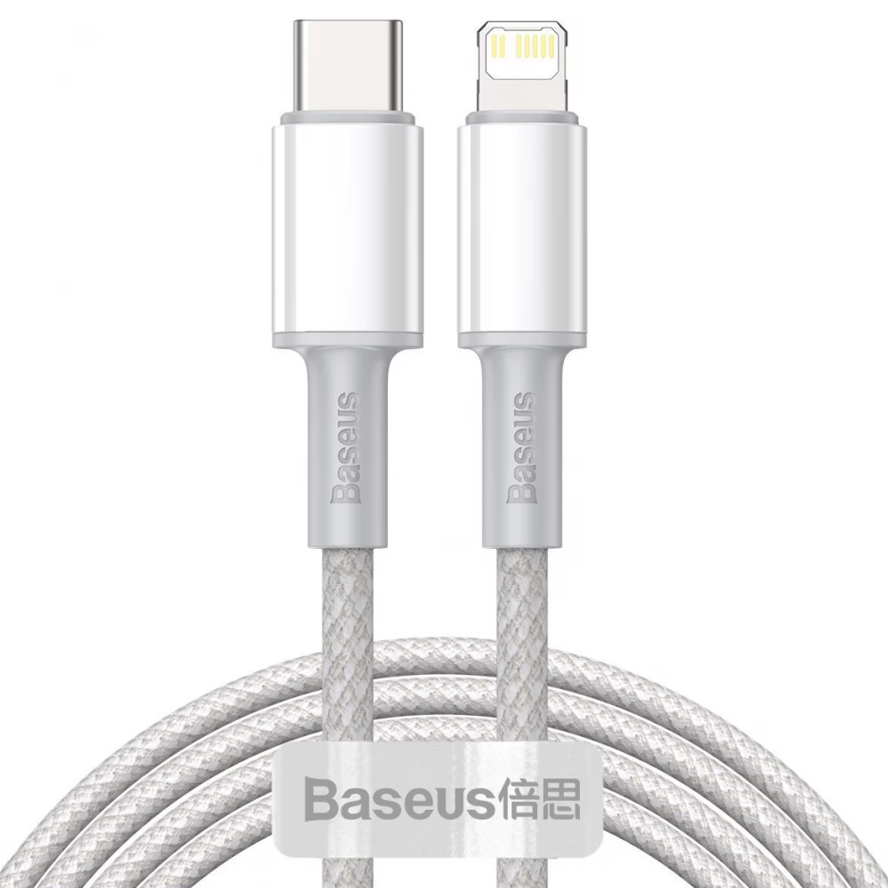 BASEUS USB 2.0 Type C Lightning Punjač/podaci Bijela 1m CATLGD-02