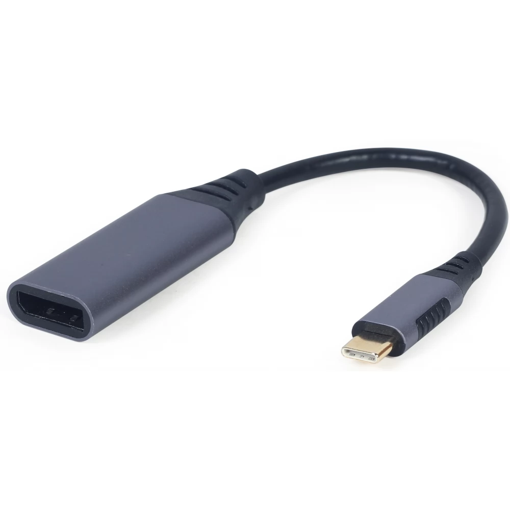 GEMBIRD USB 3.0 Type C DisplayPort Transformator Schwarz 15cm A-USB3C-DPF-01