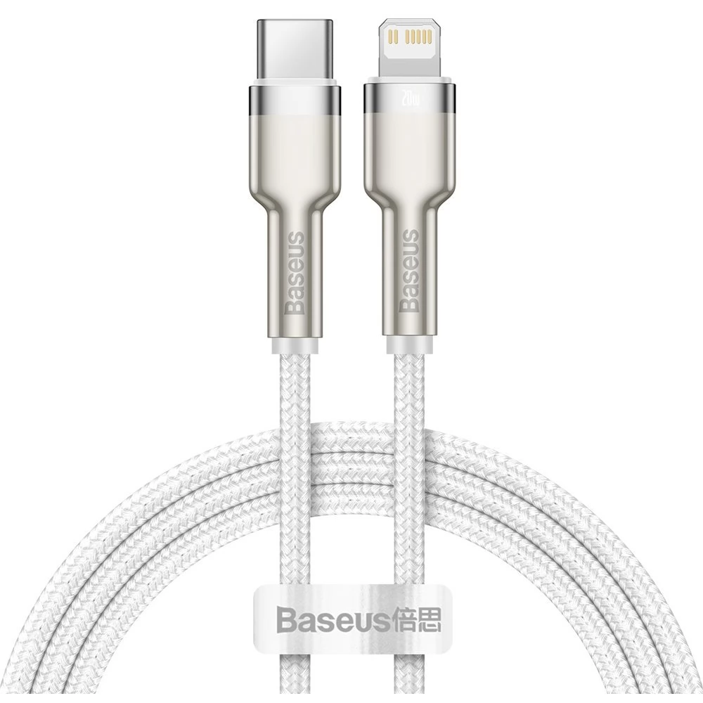 BASEUS USB 2.0 Type C Lightning Punjač/podaci Bijela 1m CATLJK-A02