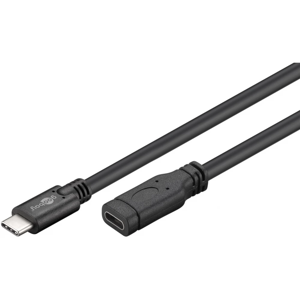 GOOBAY USB 3.0 Type C Produžni kabel Crno 1m 45393