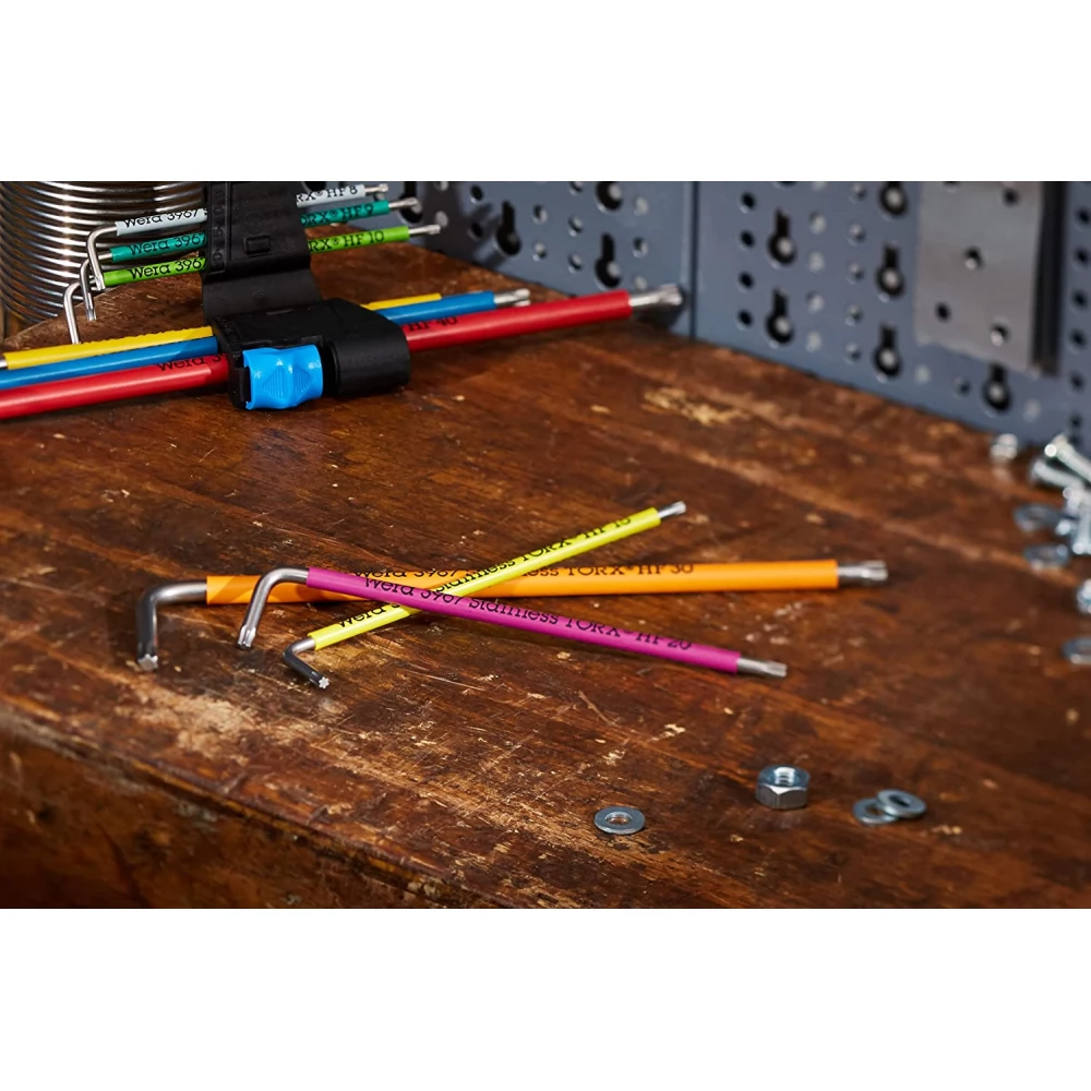 Wera 05022688001 3967 SXL HF TORX® Chiave Per Viti Prigioniere Multicolore Con Funzione Di Presa Lunga Acciaio Inox Tx 40 X 224 Mm